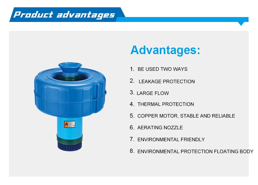 370W Oxygen Solar Water Pump Floating Aerator for Fish Pond with Panels