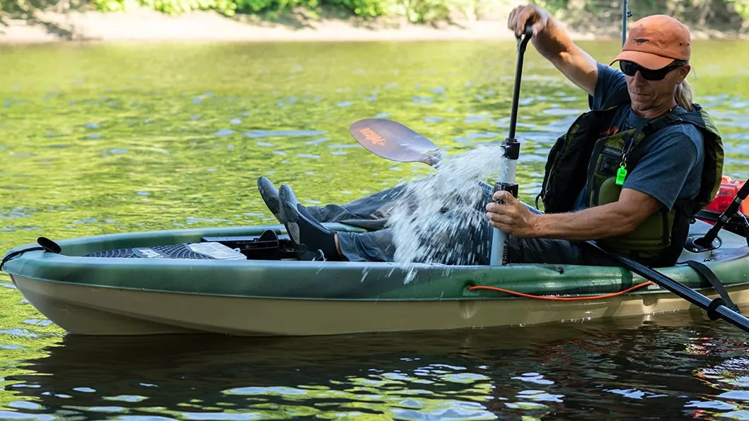 Emergency Hand Bilge Pump with Hose Portable Floating Water Removal Tool Wyz19079