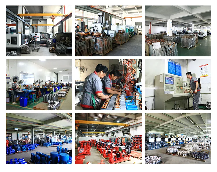 High Efficiency Fire Fighting Set with High Pressure Electric Diesel Multistage Pump