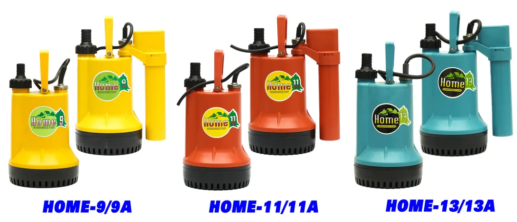 Domestic Household Small Portable Plastic Centrifugal Submersible Electric Water Drainage Pump with Float Switch for Garden Basement Tank Sump Pond Pool