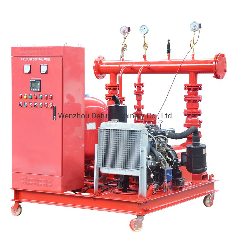 500gpm 120 Psi Edj Diesel Engine Driven Fire Pump UL Listed