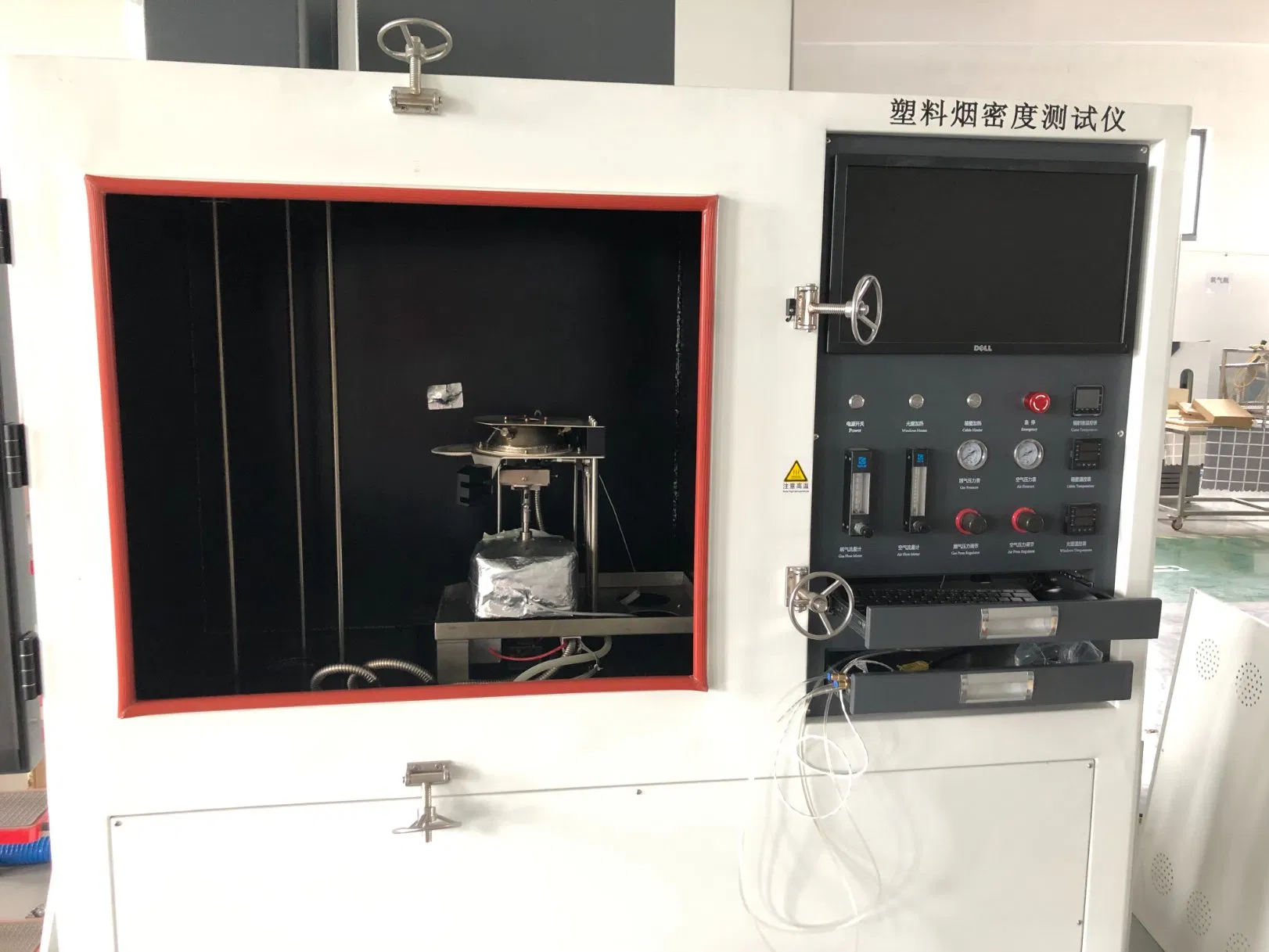 Nbs Smoke Density Test Chamber ISO 5659 Fire Testing Equipment