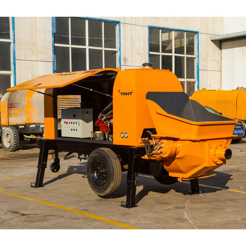 Mobile Hydraulic Trailer Mounted Concrete Pump Machine Diesel Engine Concrete Stationary Pumps for Sale