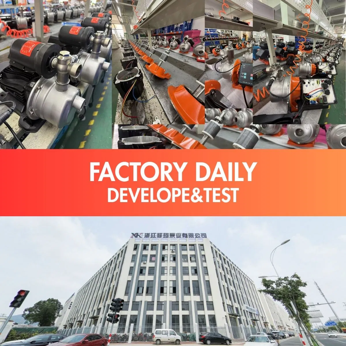 Eel Permanent Magenet Silent Booster Horizontal Pump Multistage Water Pump for High Rise Building