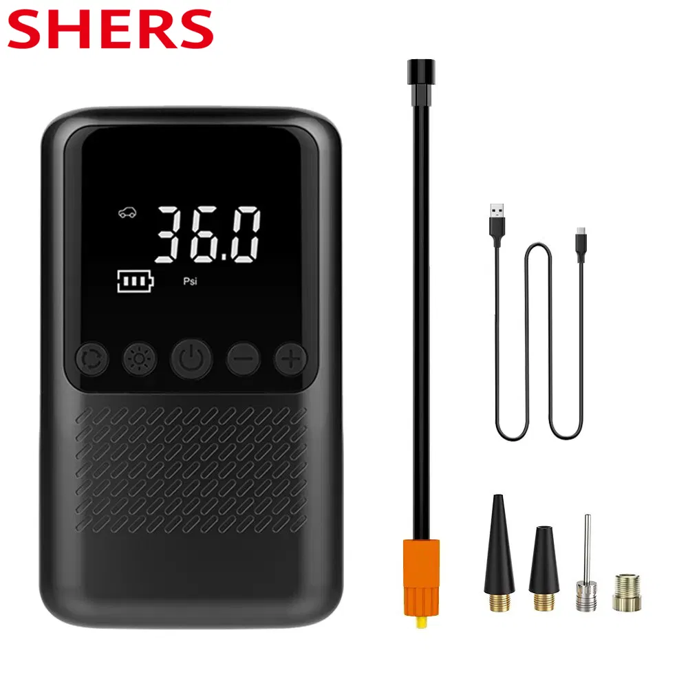 Rechargeable Portable 50W Tire Air Pump