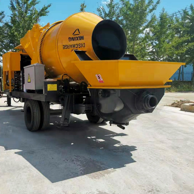 Jbts40 Diesel Mobile Concrete Mixer Pump Machine Reliable Performance for Construction