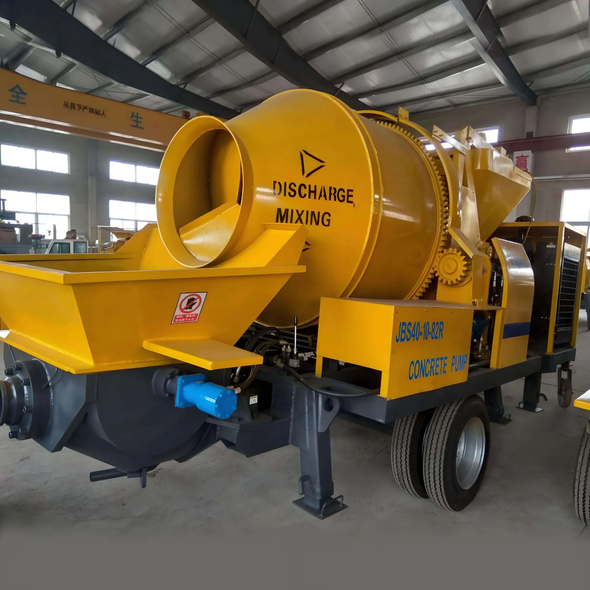 Portable Diesel Concrete Mixer with Pump Cement Mixing Machine Concrete Mixer Truck