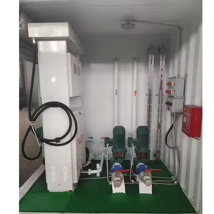 Skid Series 8000L 10000L 40000L Portable Gas Station Heavy Duty Gas Station Fuel Pump Container Gas Station