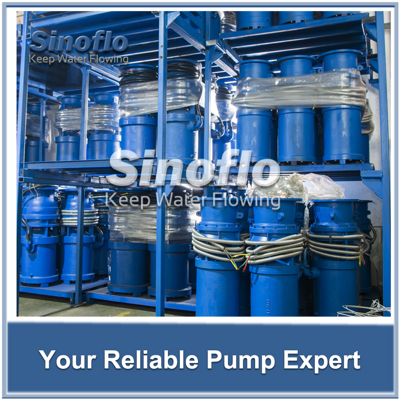 Floating High Flow Submersible Axial Flow Pond Water Transfer Pump