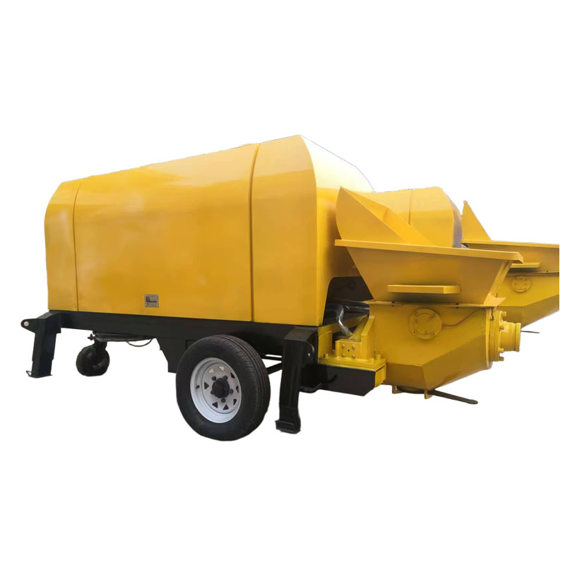 Wholesale Small Mini Portable Trailer-Mounted 45kw Concrete Pump for Large Construction Sites