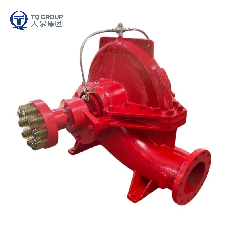 750 Gpm Horizontal Double Suction Fire Pump Fire Fighting Equipment