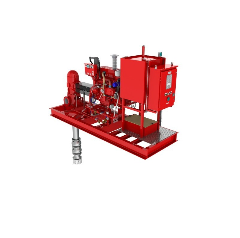 Engine Driven Diesel Fire Fighting Vertical Turbine Water Pump with Best Price