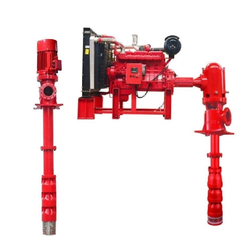 Engine Driven Diesel Fire Fighting Vertical Turbine Water Pump with Best Price