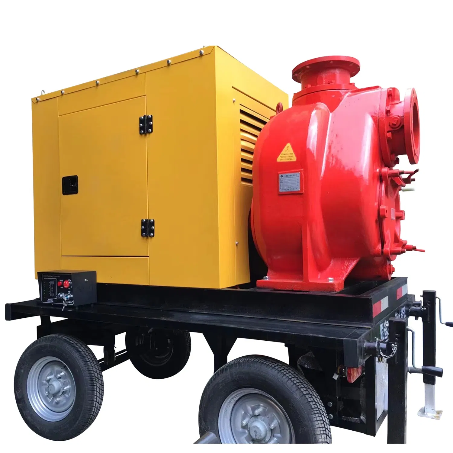 8 Inch 600 M³ /H Four-Wheel Mobile Trailer Emergency Flood Control Industry Irrigation Diesel Engine Self-Priming Sewage Centrifugal Pump