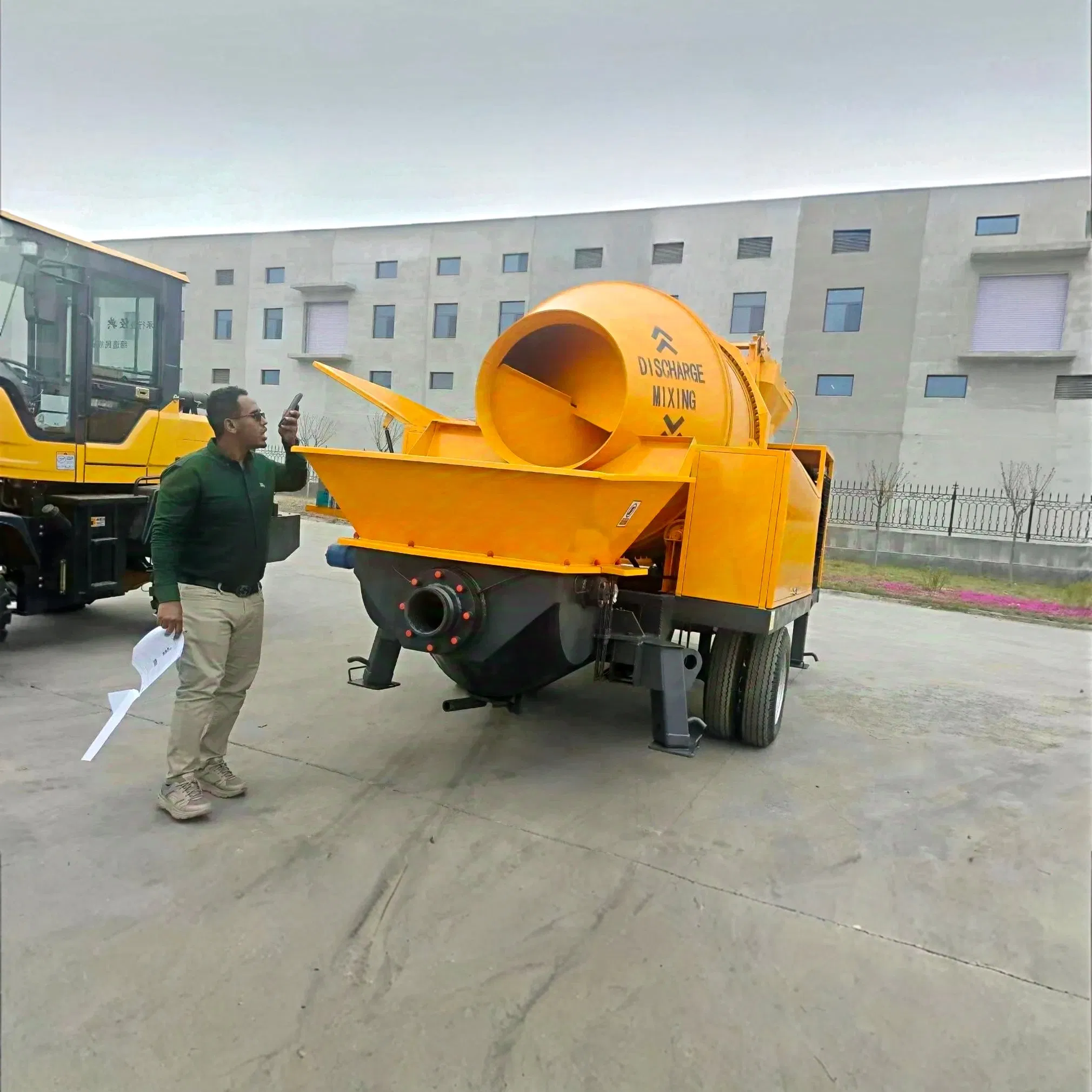 Jbts40 Diesel Mobile Concrete Mixer Pump Machine Reliable Performance for Construction