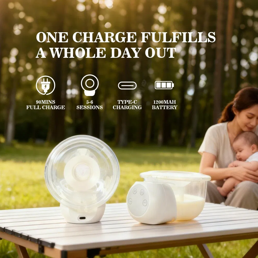 Wholesale Portable Breast Milk Wearable Bilateral Dual Double Baby Electric Breast Pump