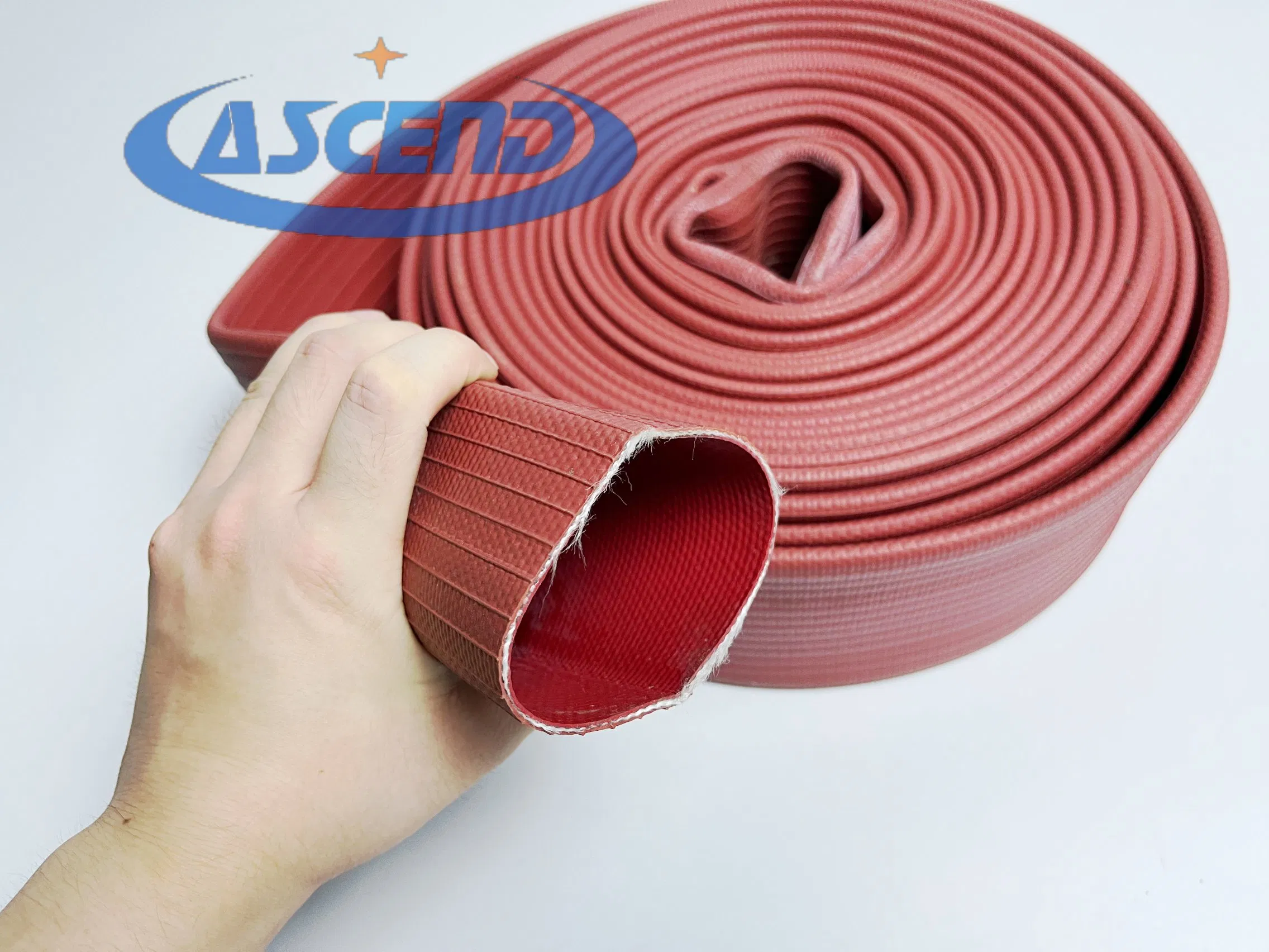 Red Fire Fighting Equipment Polyester Woven Jacket