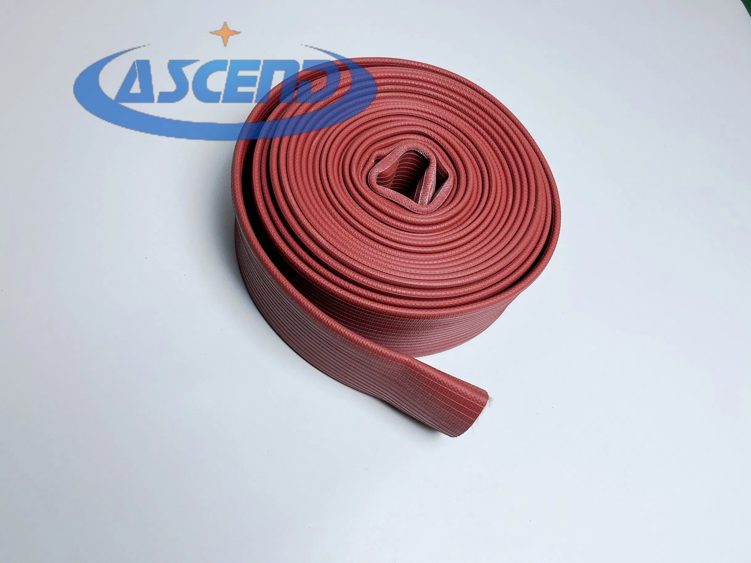 Red Fire Fighting Equipment Polyester Woven Jacket