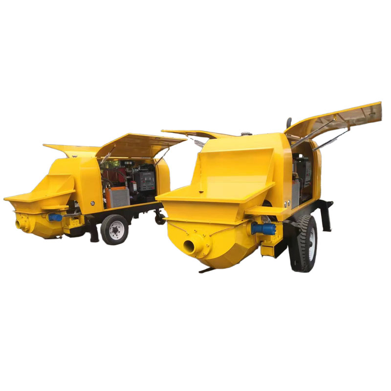 Wholesale Small Mini Portable Trailer-Mounted 45kw Concrete Pump for Large Construction Sites