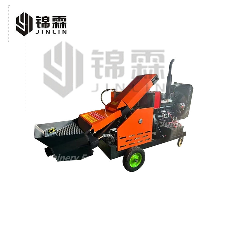 Portable Concrete Transfer Pump Diesel-Powered Concrete Transfer Pump