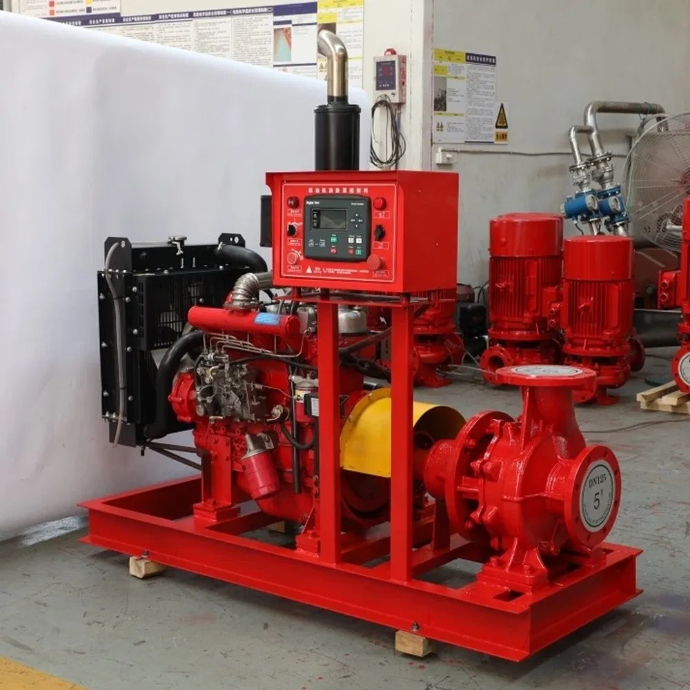 Stable and Continuous Output Customization Disw65-315 Diesel Fire Pump Set