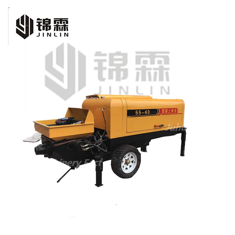 Portable Concrete Transfer Pump Diesel-Powered Concrete Transfer Pump