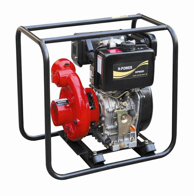 Portable Diesel Pump, 4-Inch, 6-Inch, 5HP Mobile Water Pump