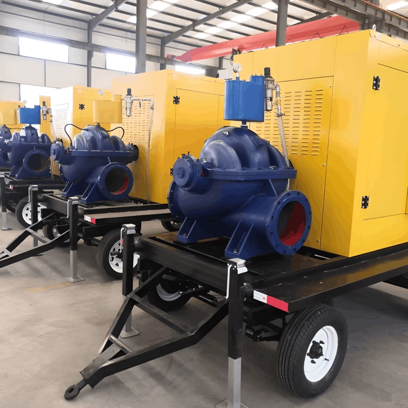High-Performance Mobile Diesel Pump for Quick Flood Control