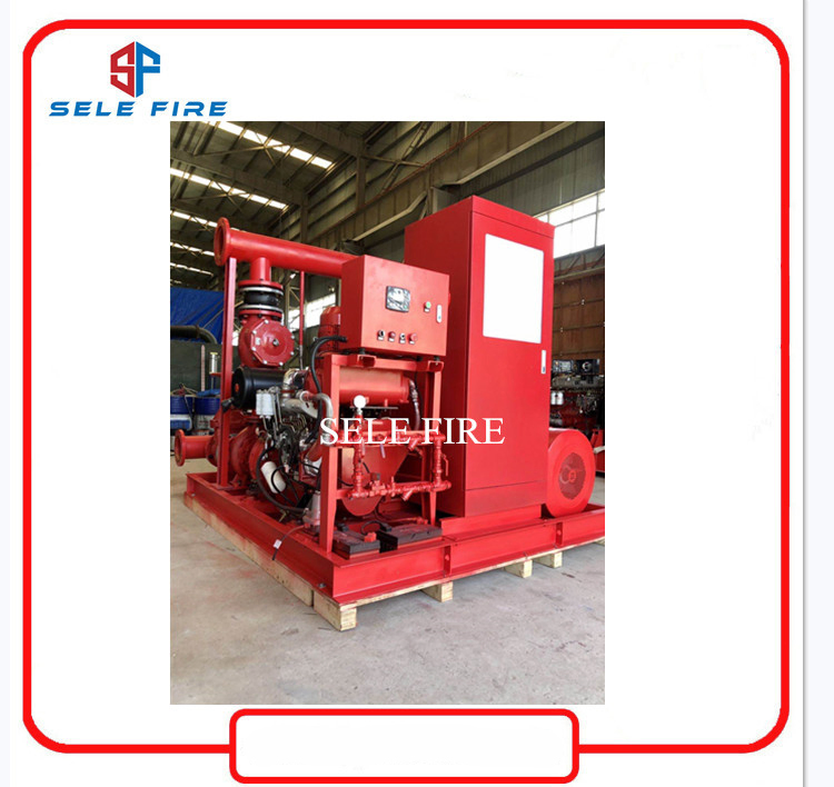 750gpm UL/FM Approved Fire Fighting System Diesel Jockey Fire Pump