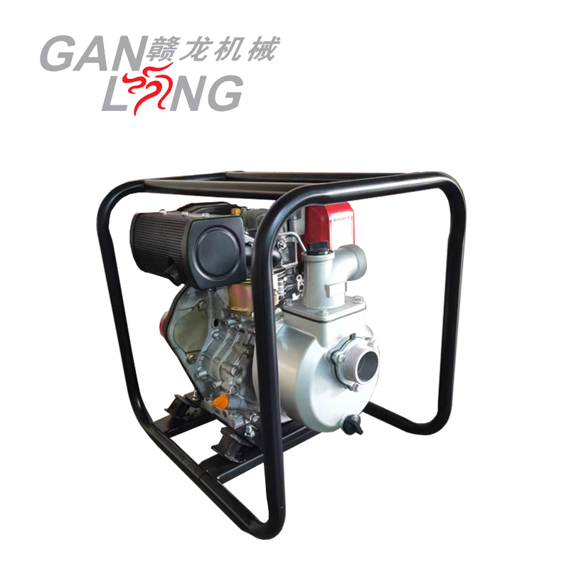 4 Inch 6 Inch 5HP Portable Diesel Engine Water Pump Set, 10 HP Farm Agricultural Irrigation Movable Water Pump