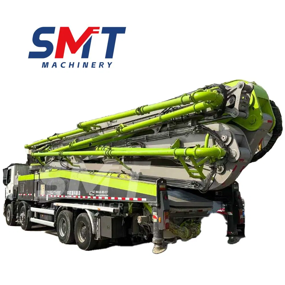 2020 Zoommlion 63m Used Concrete Pump Benz Chassis Truck Mobile Pipeline