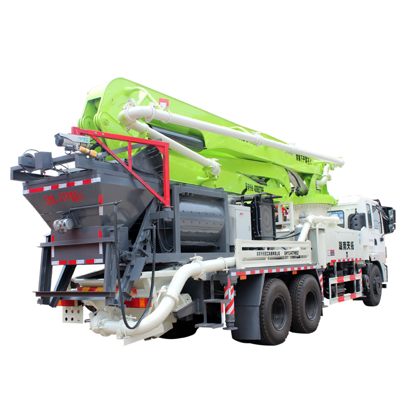 Concrete Boom Pump Mixer Truck Cement Mixer Pumping Mobile Truck Pump
