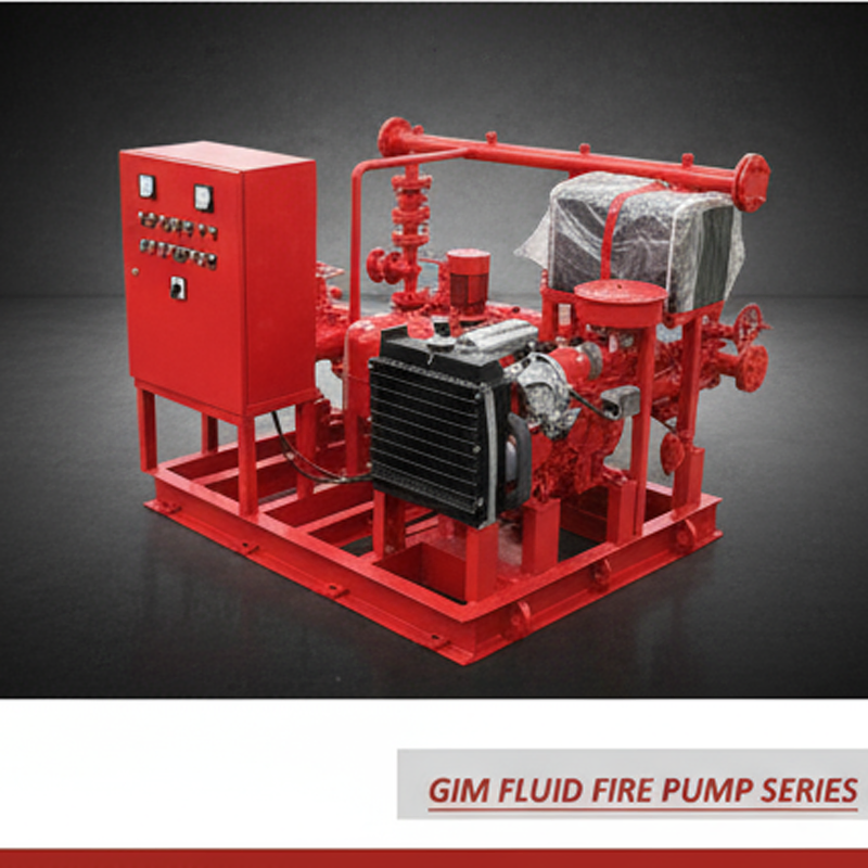 Fire Pump System Diesel Engine Drive Fire Fighting Pump Set
