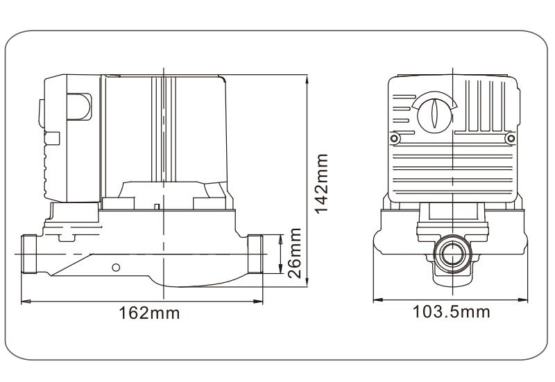 High Quality Shielding Circulating Pump for Hot Water (HRS12/10GB)