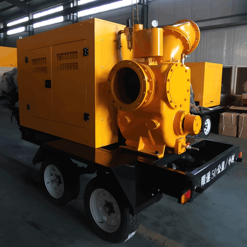 High-Performance Mobile Diesel Pump for Quick Flood Control