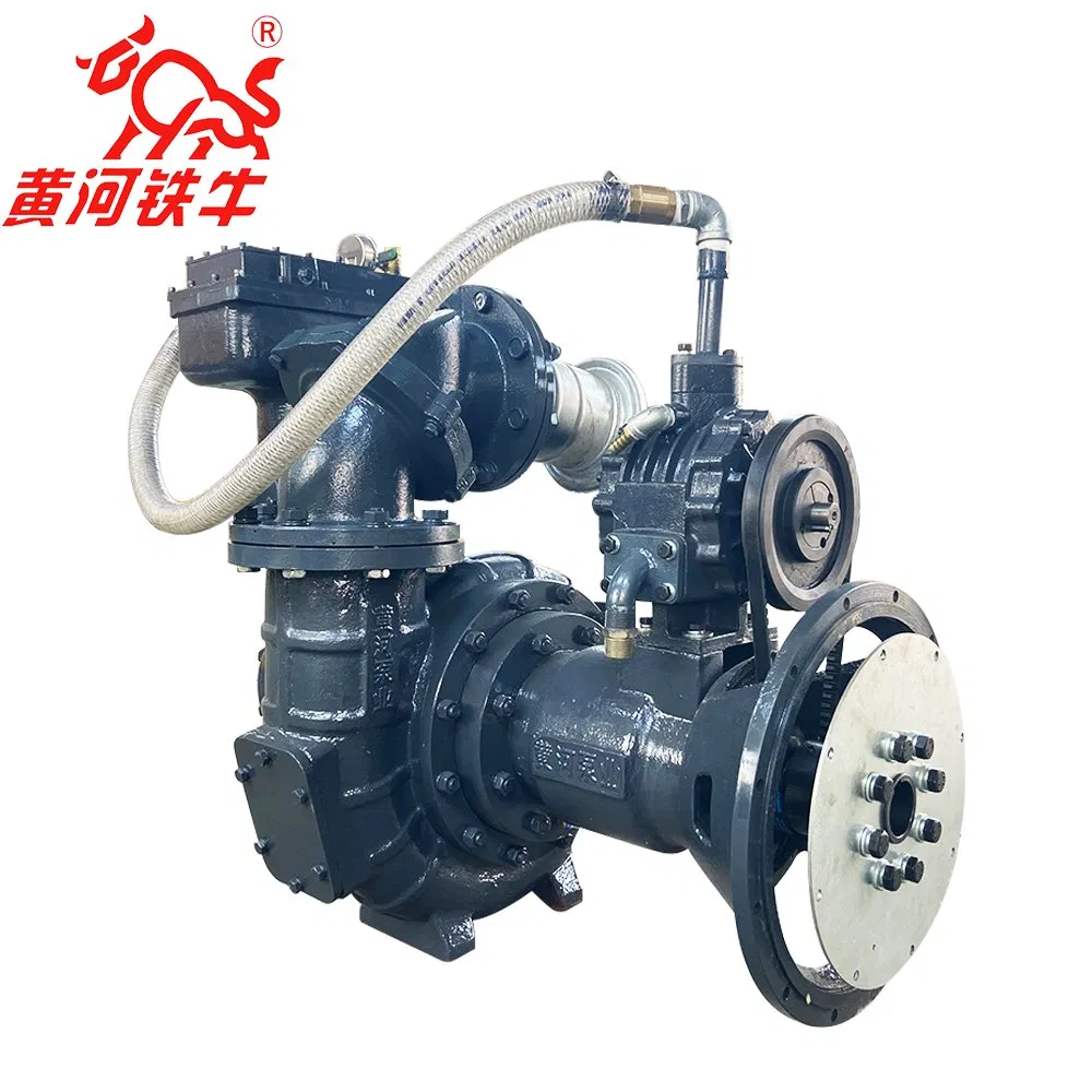 Portable Flood Prevention and Drainage Diesel Engine Self Suction Pump, Horizontal Large Displacement Drainage Pump