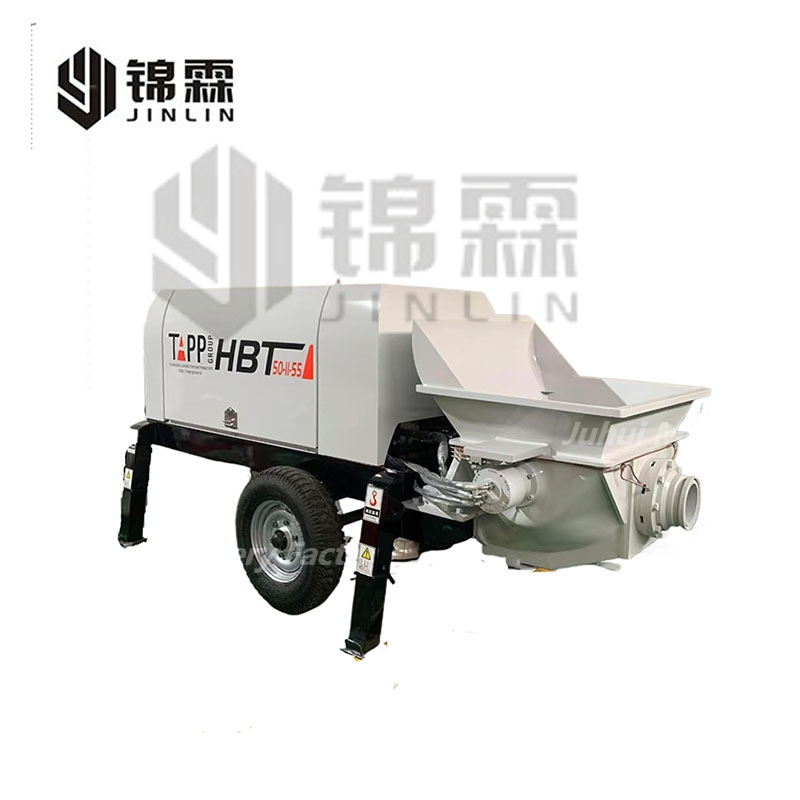 Portable Concrete Transfer Pump Diesel-Powered Concrete Transfer Pump