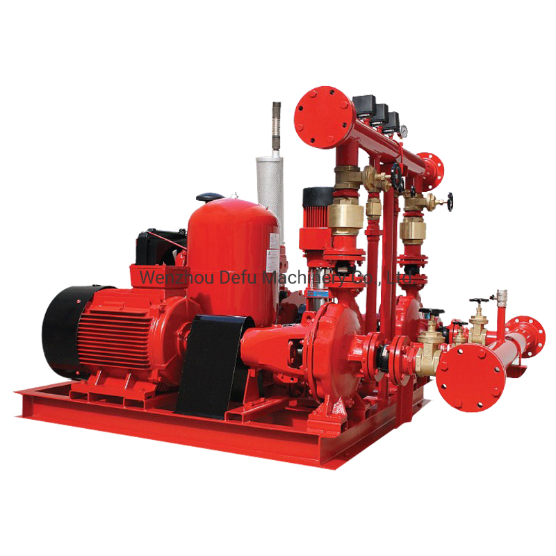 500gpm 120 Psi Edj Diesel Engine Driven Fire Pump UL Listed