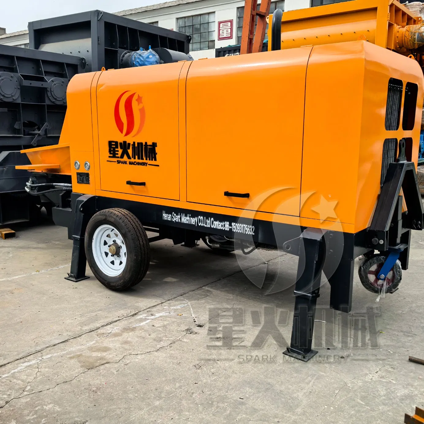 Mobile 22-20 Concrete Pump Excels in Remote Infrastructure Construction Projects