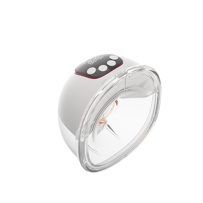 New Wearable Electric Breast Pump, Integrated Lactation Aid for Mothers Storage in PU Bag Package Portable Breastmilk Extrator