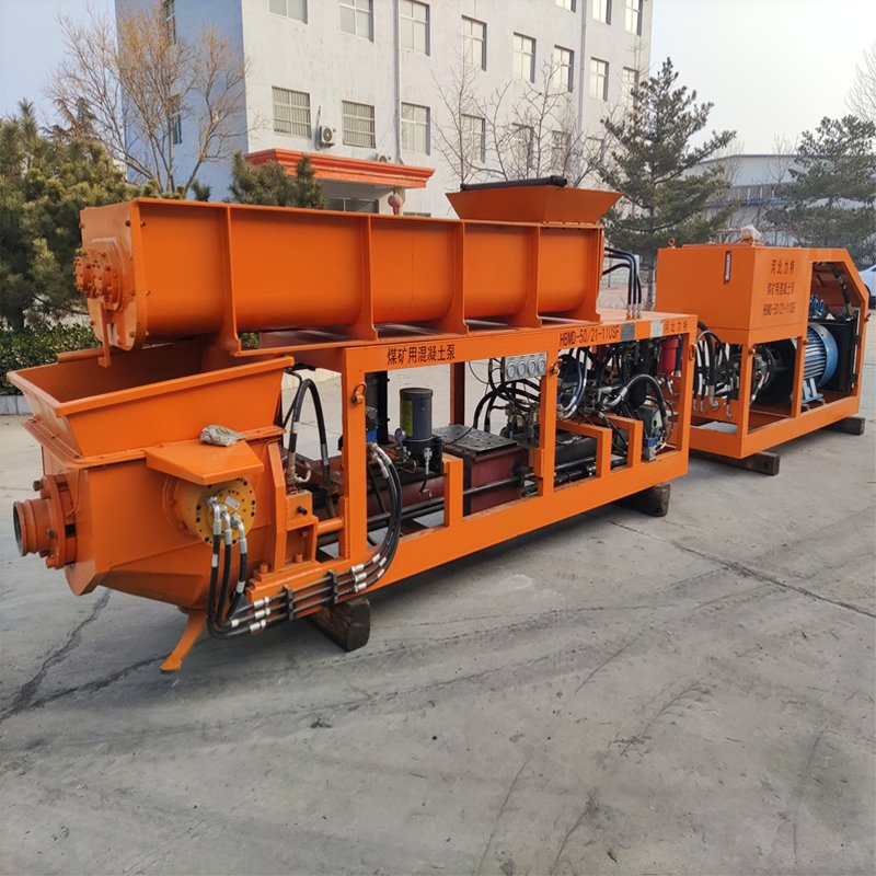 Mini Concrete Pump Diesel Portable Semi-Automatic Concrete Pump Construction Equipment