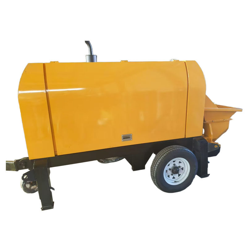 Portable Mobile Diesel Electric Trailer Mounted Mini Concrete Transfer Pump for Construction Projects