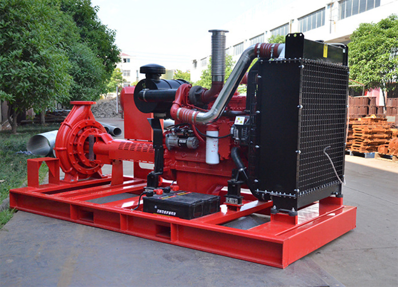 Diesel Engine Control Cabinet Integrated Emergency Fire Pump Flood Control and Drought Relief Pumping Large Flow Pump Set