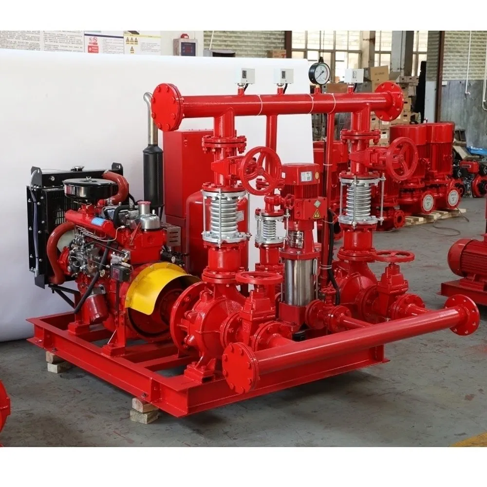 Horizontal Electric Well Submersible Pressure Boosting Pump Centrifugal Diesel Solar Transfer Engine Irrigation Centrifugal Water Pump for Fire Fighting
