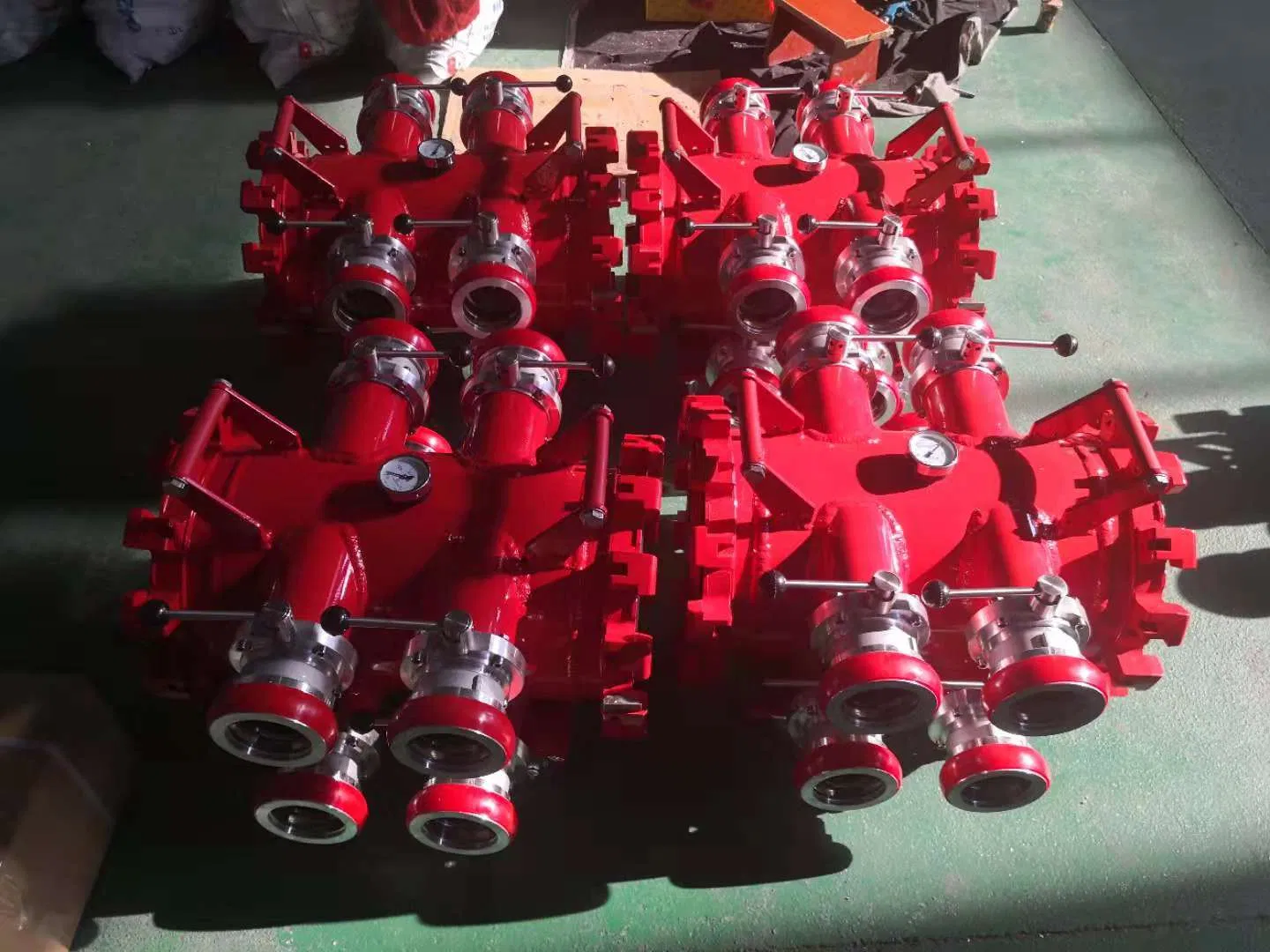 Fire Fighting 3 Ways Fire Water Divider 4 Ways Fire Hydrant