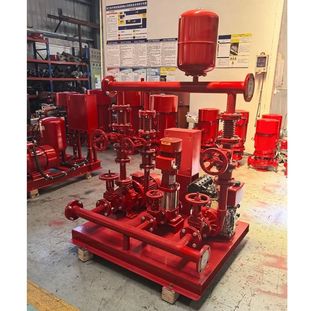 High Insulation Class Dry Running Protection Edj 100/9-17.5-27-3 Electric Fire Pump Set