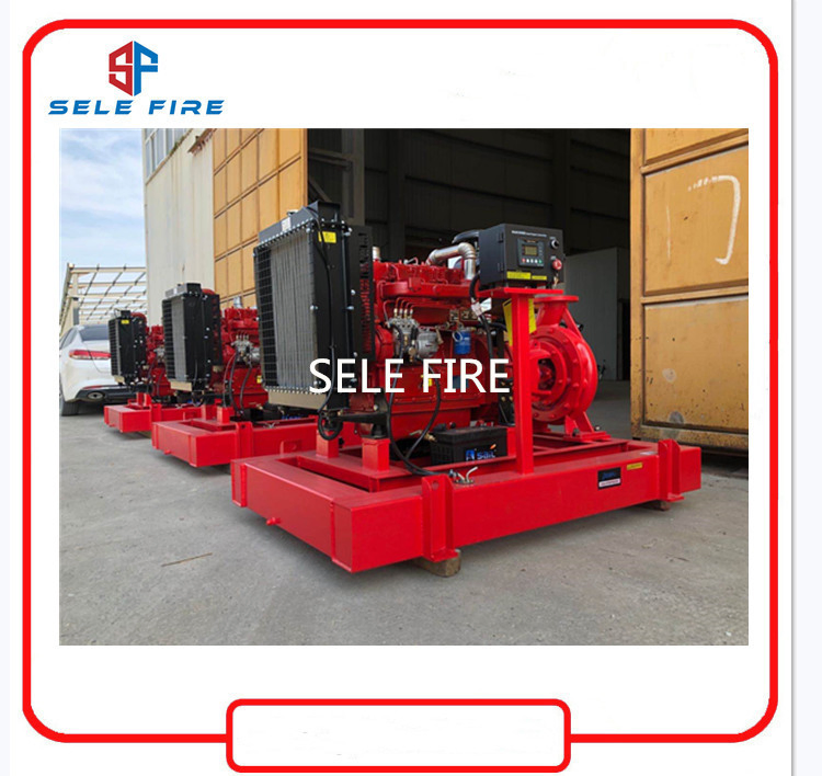 UL/FM Approved Fire Fighting System Diesel Engine Driven Centrifugal End Suction Fire Pump, Nfpa Listed Fire Fighting Equipment Diesel Fire Water Pump UL/FM