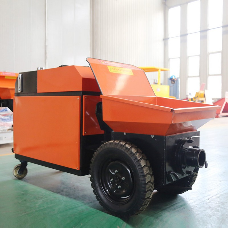 Portable Construction Mobile Mini Conveying Pumping Diesel Electric Trailer Mounted Transfer Hydraulic Cement Concrete Mortar Spray Machine Truck Mixer Pump