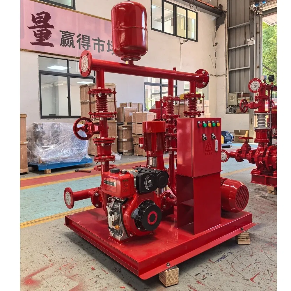 Horizontal Electric Well Submersible Pressure Boosting Pump Centrifugal Diesel Solar Transfer Engine Irrigation Centrifugal Water Pump for Fire Fighting