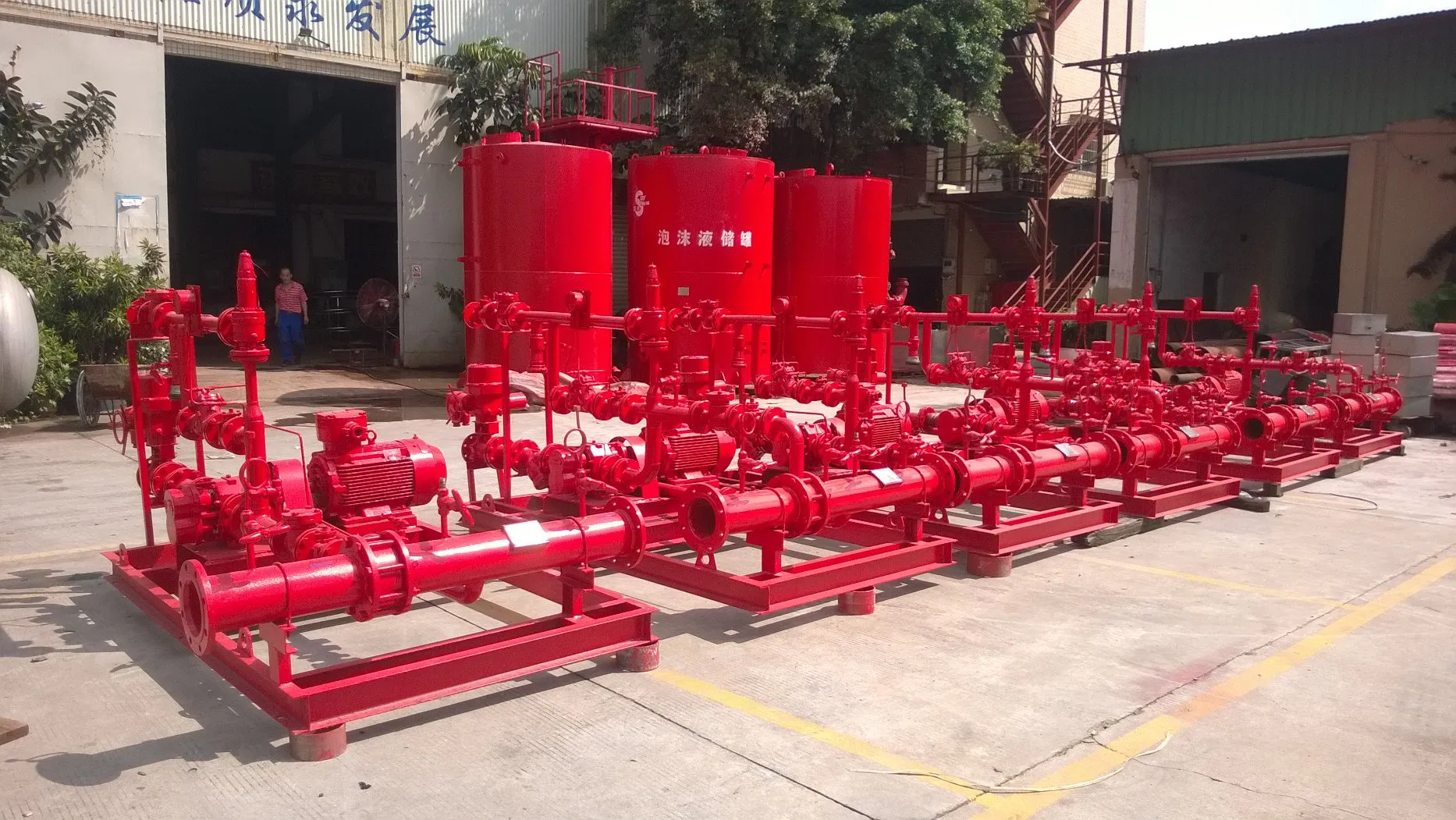 Fire Fighting Equipment Balanced Foam Proportioning Equipment Water and Electricity